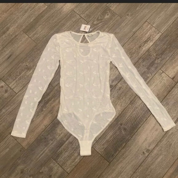 Free People Mesh Bodysuit NWT - Picture 5 of 6